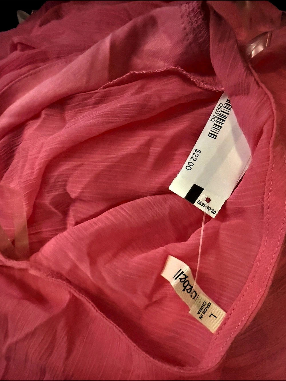 Pink Mini Dress Size Large - Picture 4 of 4